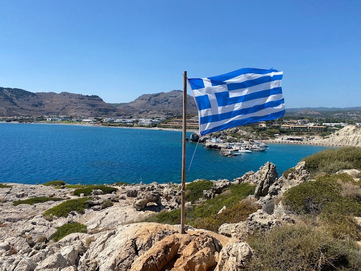 Ελληνική Σημαία Κολυμπιών